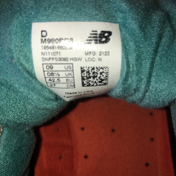Sold Size 9 - New Balance X Bodega Collaboration x 990v3 Made In USA Anniversary - Picture 10 of 10